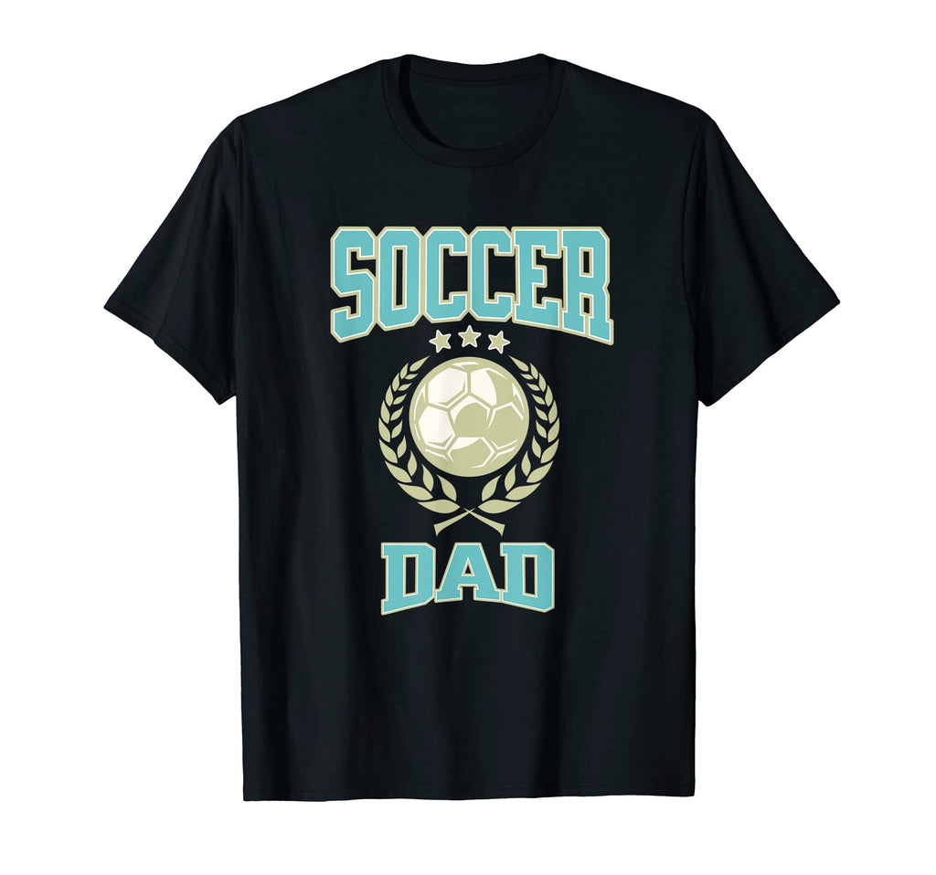 Light Blue Cyan Soccer Dad T-Shirt - Novelty Apparel Men Women - T-Shirt, Sweatshirt, Hoodie