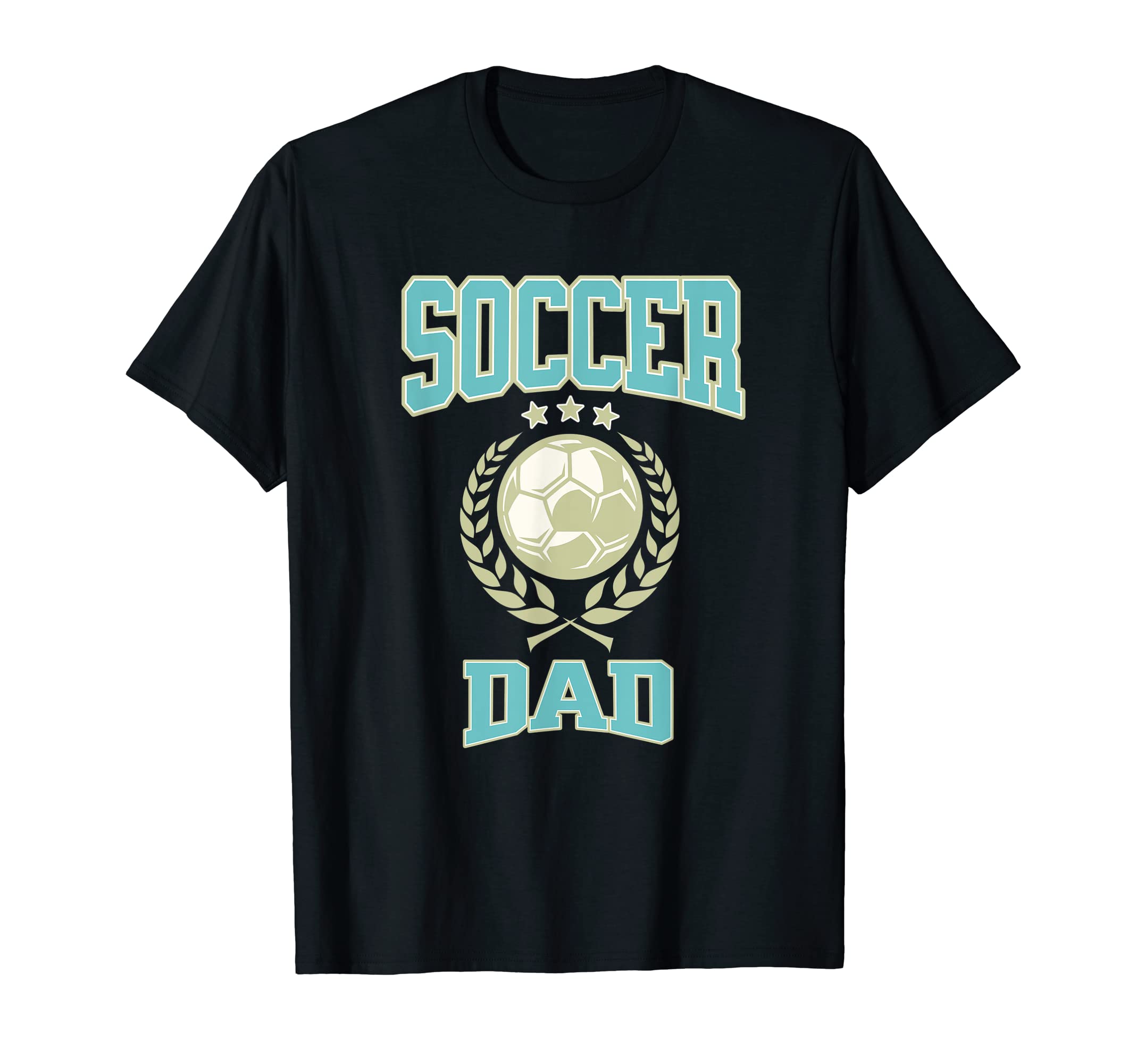 Light Blue Cyan Soccer Dad T-Shirt - Novelty Apparel Men Women - T-Shirt, Sweatshirt, Hoodie