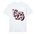 Game Day Burgundy Sports Soccer Football T-Shirt - Minimalist Print Unisex - T-Shirt, Sweatshirt, Hoodie