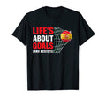 Lifes About Goals And Assists Funny T-Shirt - Streetwear Style Unisex - T-Shirt, Sweatshirt, Hoodie