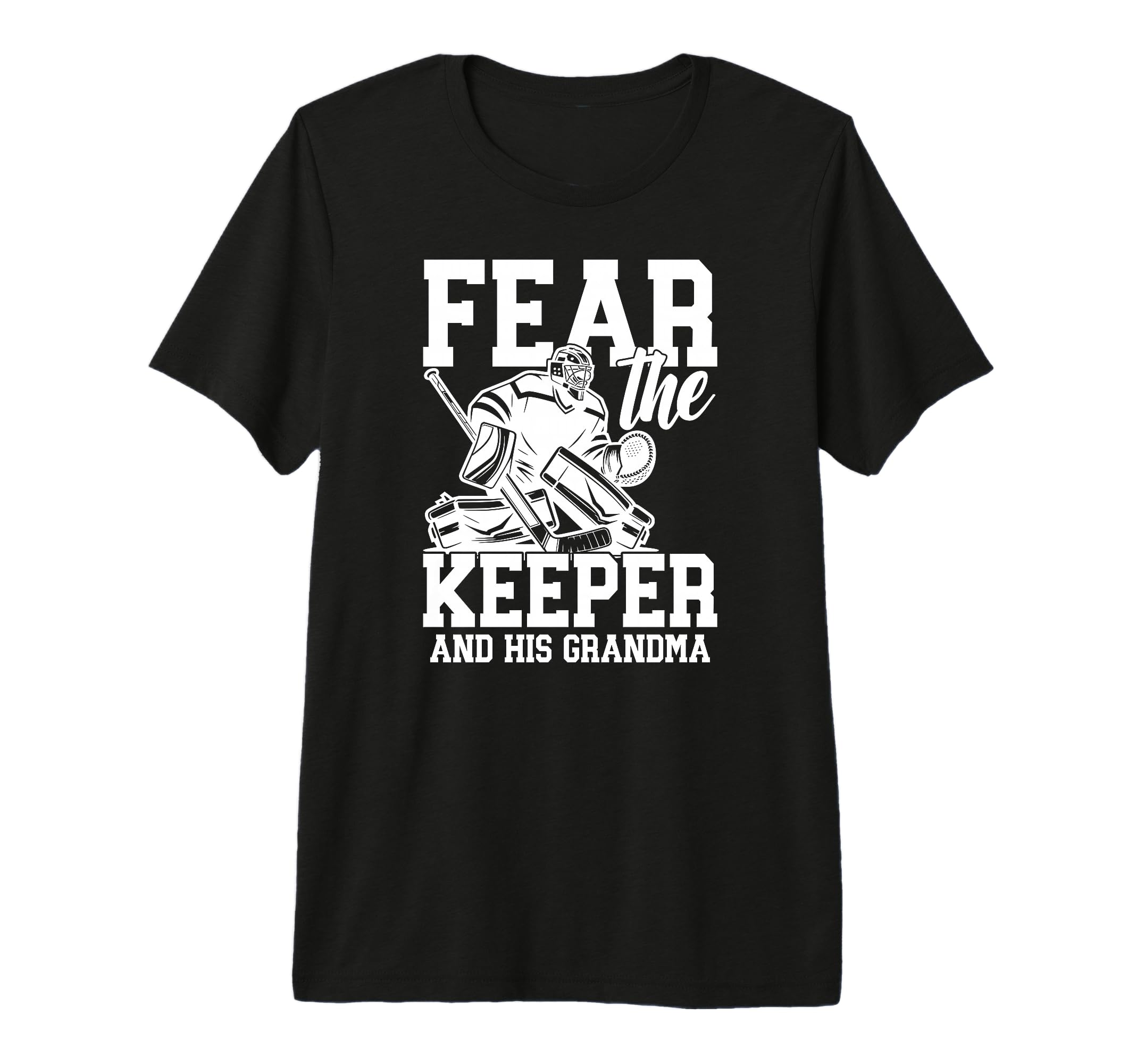 Funny Hockey Keeper Grandma Hockey T-Shirt - Aesthetic Graphic for Adults - T-Shirt, Sweatshirt, Hoodie