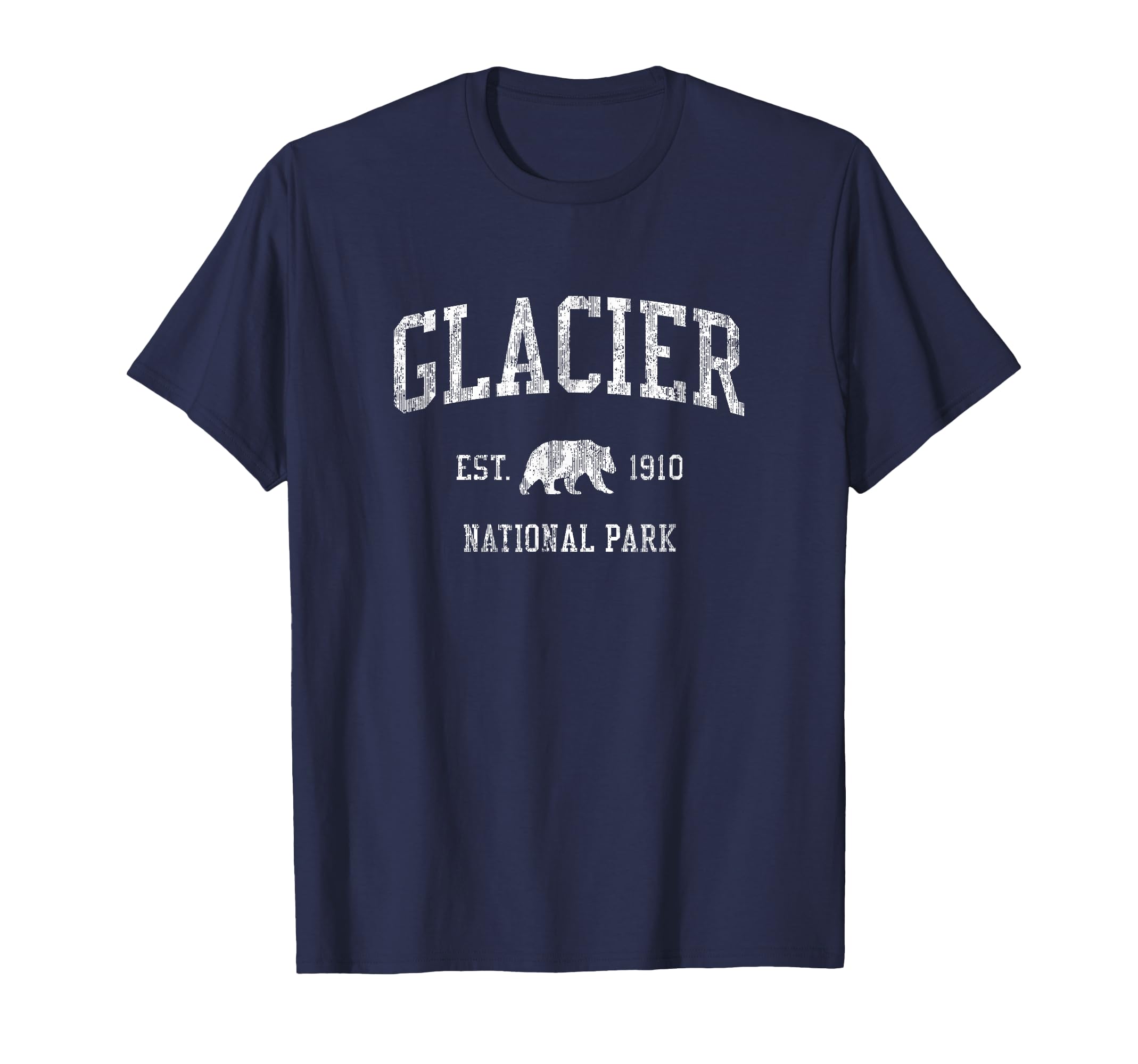 Glacier National Park Sports T-Shirt - Custom Art Print Unisex - T-Shirt, Sweatshirt, Hoodie