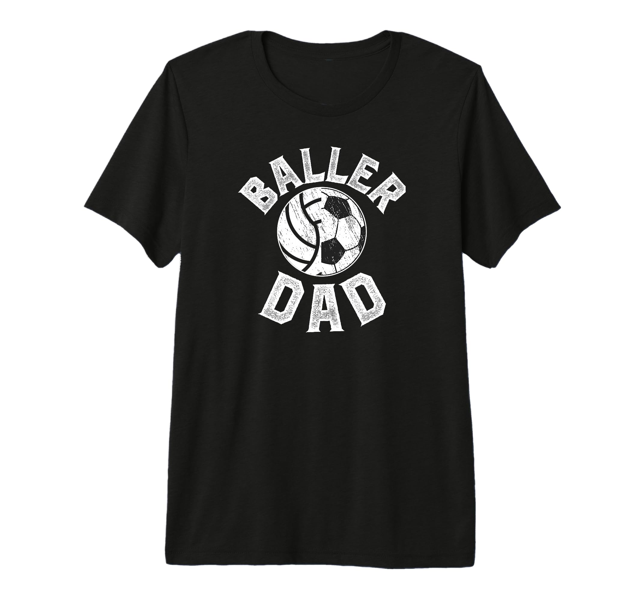 Mens Baller Dad Soccer Volleyball T-Shirt - Fun Novelty Design for Adults - T-Shirt, Sweatshirt, Hoodie