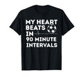 Soccer Fan Heartbeat T-Shirt - Casual Everyday Wear Men Women - T-Shirt, Sweatshirt, Hoodie