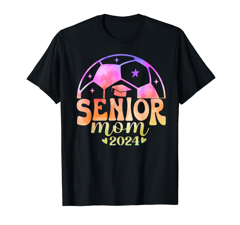 Proud Mom 2024 Senior Graduate T-Shirt - Casual Everyday Wear Men Women - T-Shirt, Sweatshirt, Hoodie