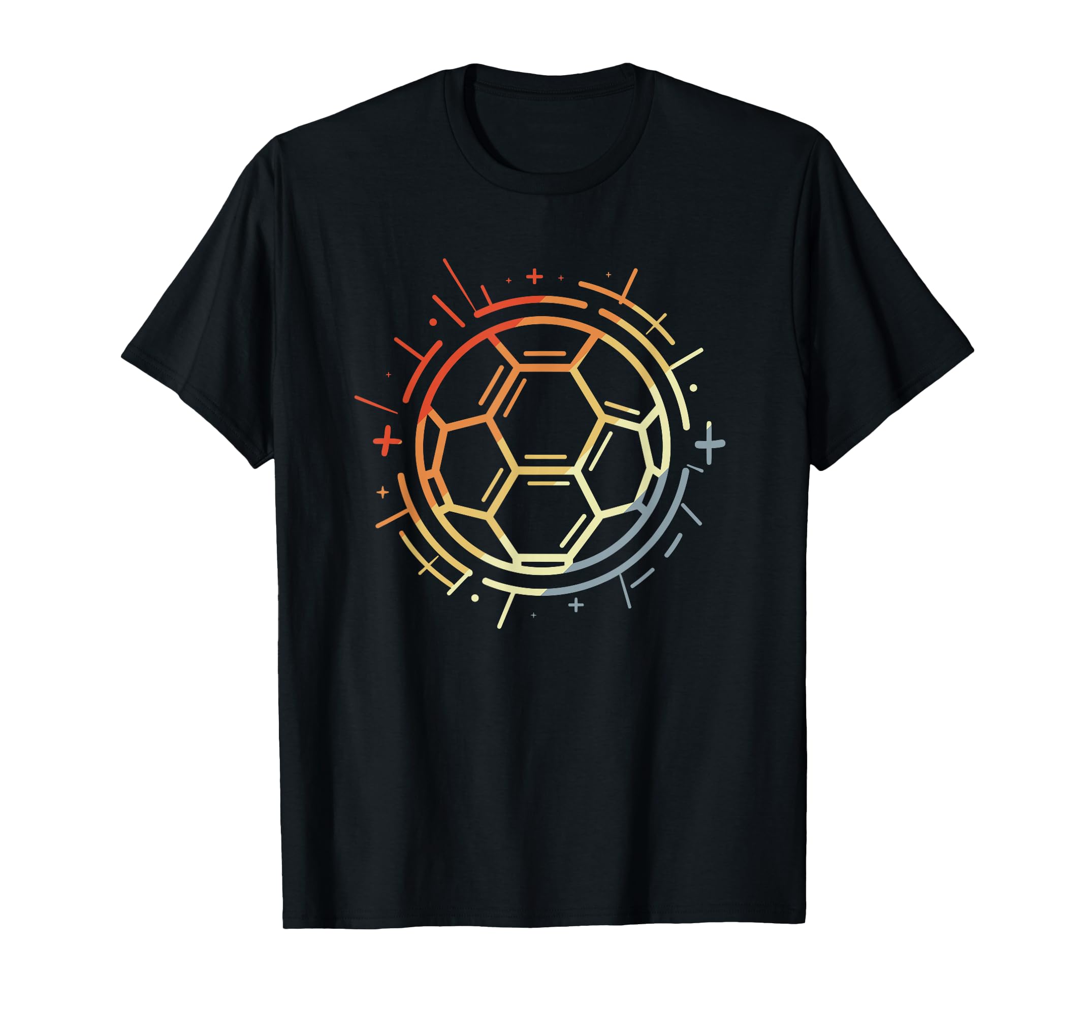 Soccer Ball Drawing Football T-Shirt - Novelty Apparel Men Women - T-Shirt, Sweatshirt, Hoodie