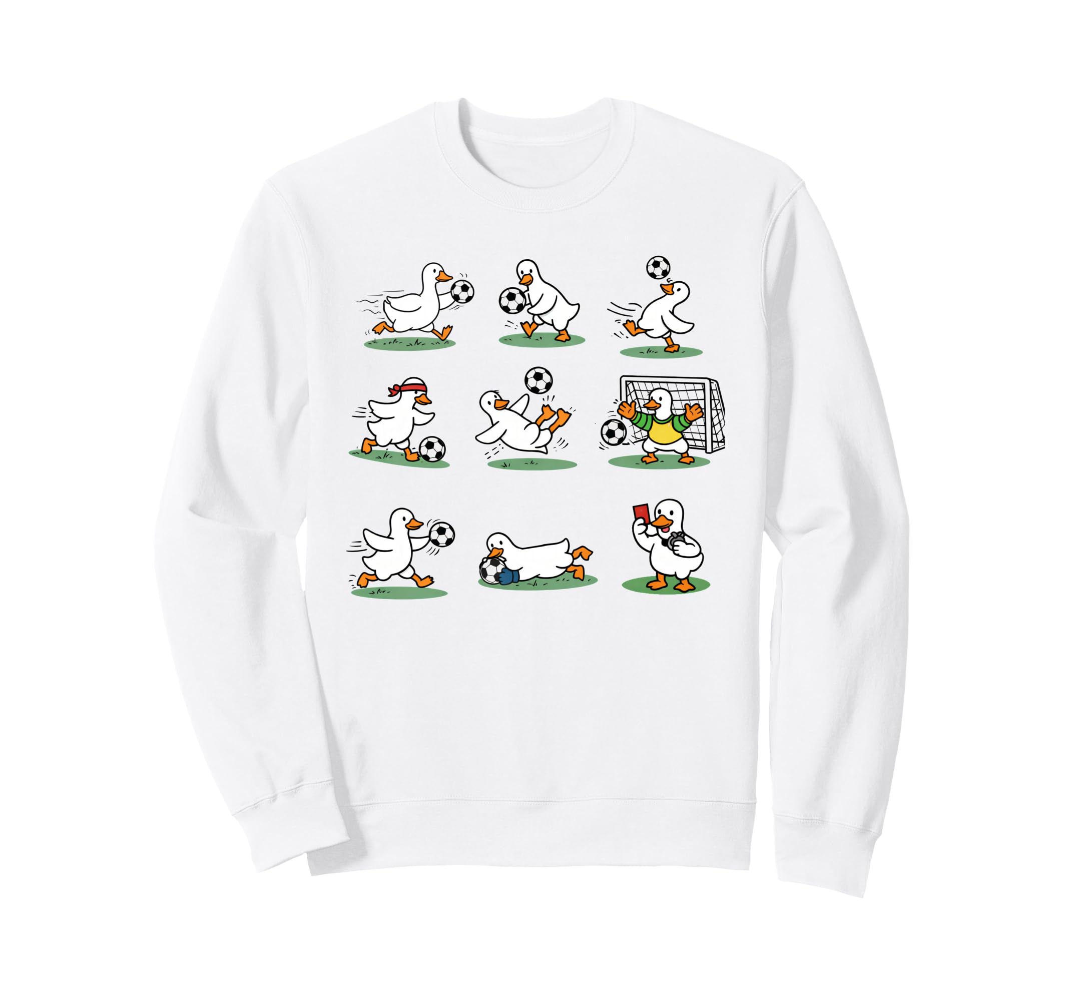 Soccer Player Game Day Vibes Silly Sweatshirt - Custom Art Print Men Women - T-Shirt, Sweatshirt, Hoodie