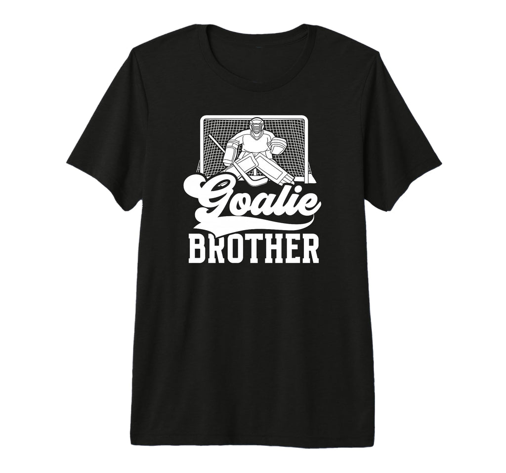 Ice Hockey Goalie Brother Hockey Keeper T-Shirt - Minimalist Print Unisex - T-Shirt, Sweatshirt, Hoodie