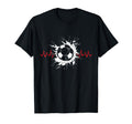 Soccer Ball Heartbeat Players And T-Shirt - Unique Graphic for Adults - T-Shirt, Sweatshirt, Hoodie