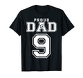 Number 9 Custom Proud Soccer Futbol T-Shirt - Streetwear Style Men Women - T-Shirt, Sweatshirt, Hoodie