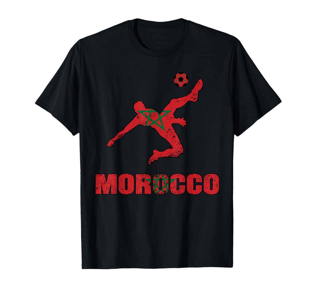 Morocco Football Soccer Game Player Fan T-Shirt - Graphic Print Men Women - T-Shirt, Sweatshirt, Hoodie