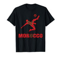 Morocco Football Soccer Game Player Fan T-Shirt - Graphic Print Men Women - T-Shirt, Sweatshirt, Hoodie
