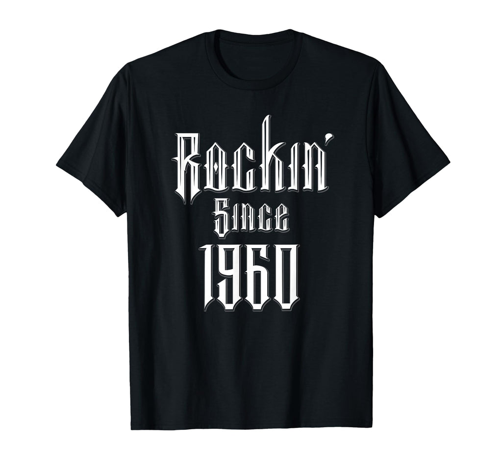 66 Year Old Rock 1960 66Th Birthday T-Shirt - Trendy Graphic for Adults - T-Shirt, Sweatshirt, Hoodie