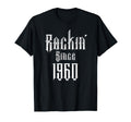 66 Year Old Rock 1960 66Th Birthday T-Shirt - Trendy Graphic for Adults - T-Shirt, Sweatshirt, Hoodie