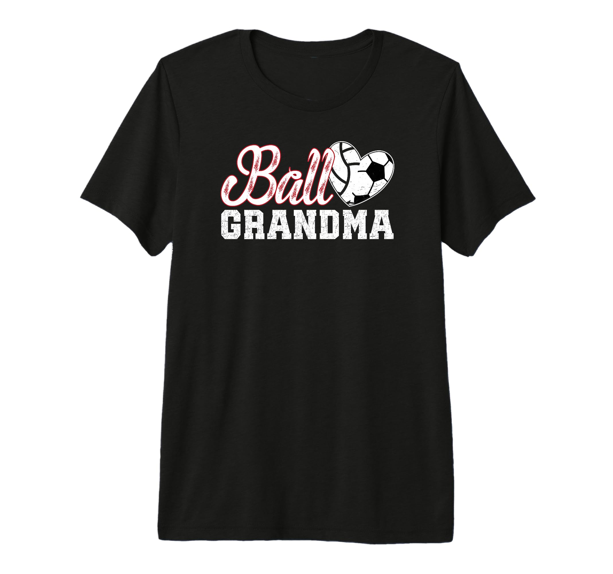 Ball Grandma Heart Soccer Volleyball T-Shirt - Streetwear Style Men Women - T-Shirt, Sweatshirt, Hoodie