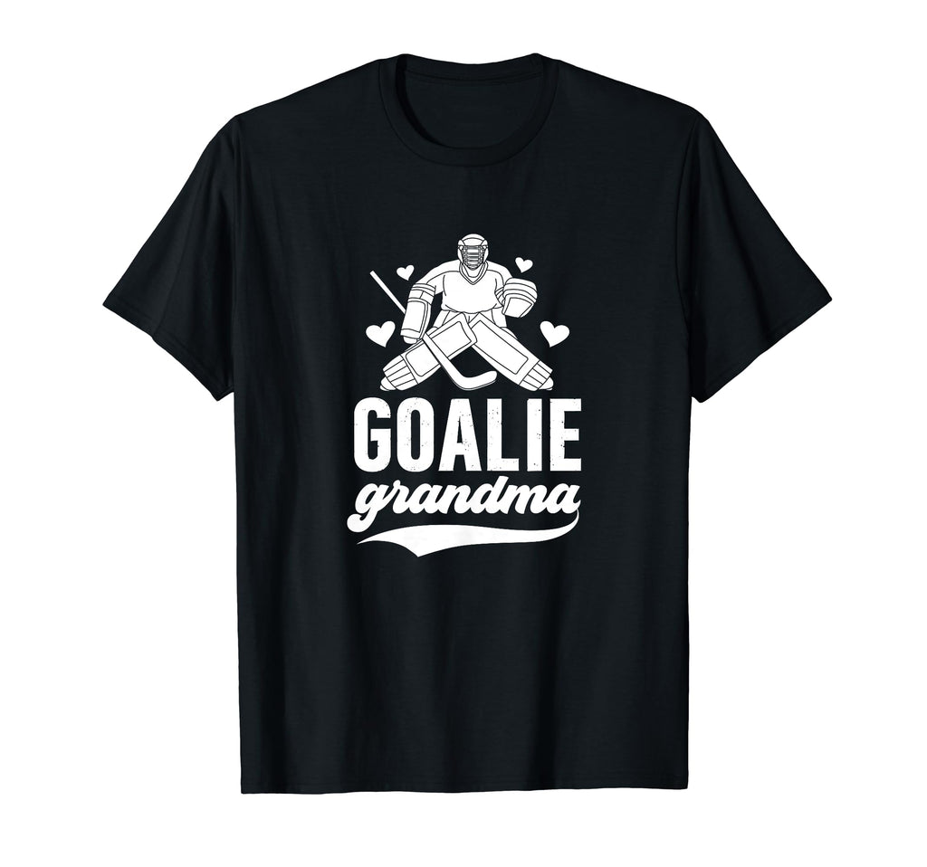 Ice Hockey Goalie Grandma Hockey T-Shirt - Minimalist Print Unisex - T-Shirt, Sweatshirt, Hoodie