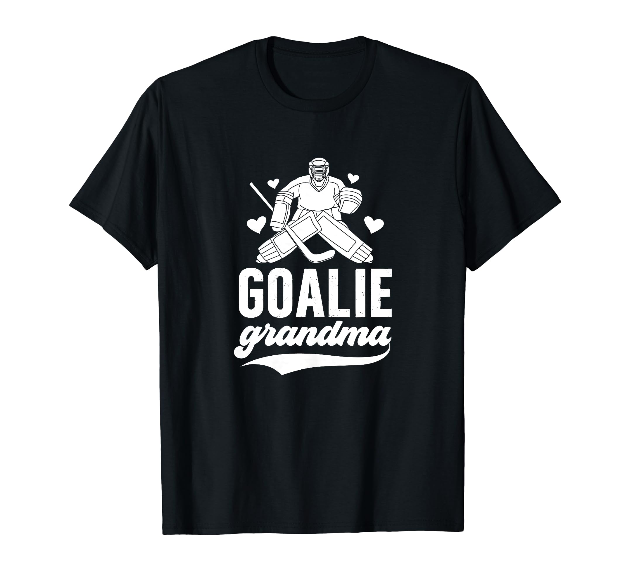 Ice Hockey Goalie Grandma Hockey T-Shirt - Minimalist Print Unisex - T-Shirt, Sweatshirt, Hoodie