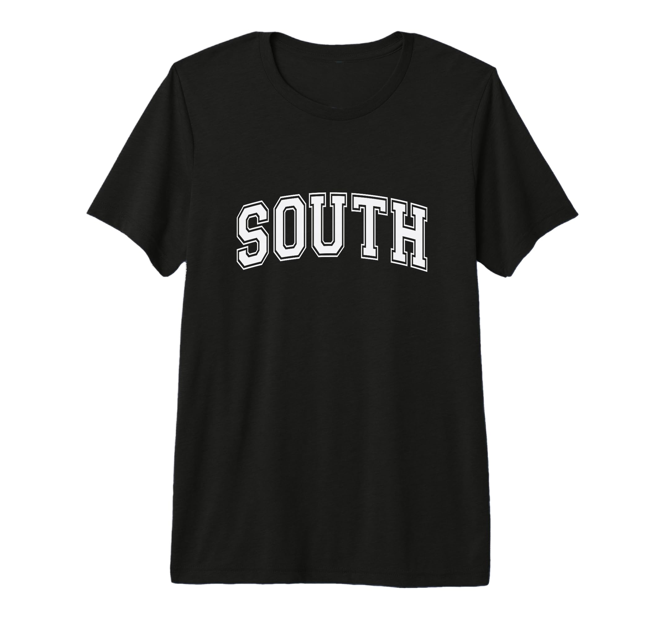 White South Team Colors Spirit Sports T-Shirt - Fun Novelty Design Unisex - T-Shirt, Sweatshirt, Hoodie