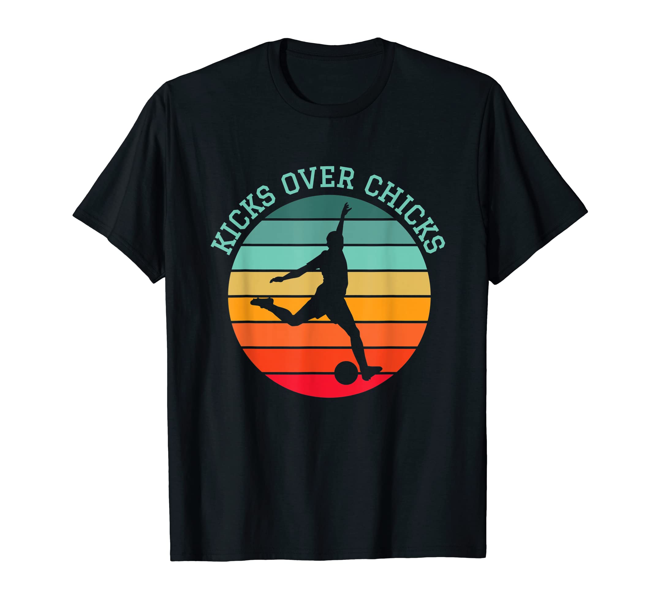 Kicks Over Chicks Sarcastic Valentines Day T-Shirt - Trendy Graphic Unisex - T-Shirt, Sweatshirt, Hoodie