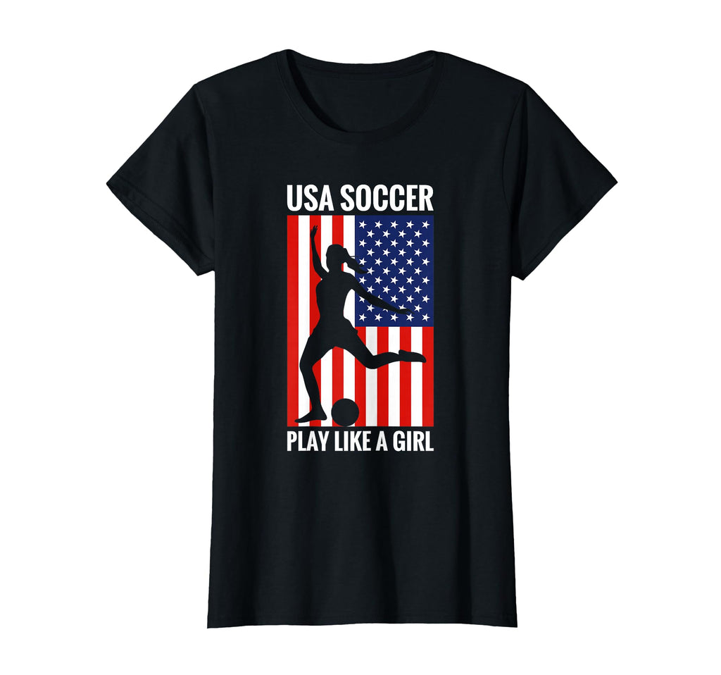 Funny Soccer Usa Soccer Play Like T-Shirt - Aesthetic Graphic for Adults - T-Shirt, Sweatshirt, Hoodie