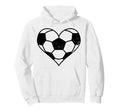 Soccer Heart Funny Soccer Player Mom Hoodie - Graphic Print for Adults - T-Shirt, Sweatshirt, Hoodie