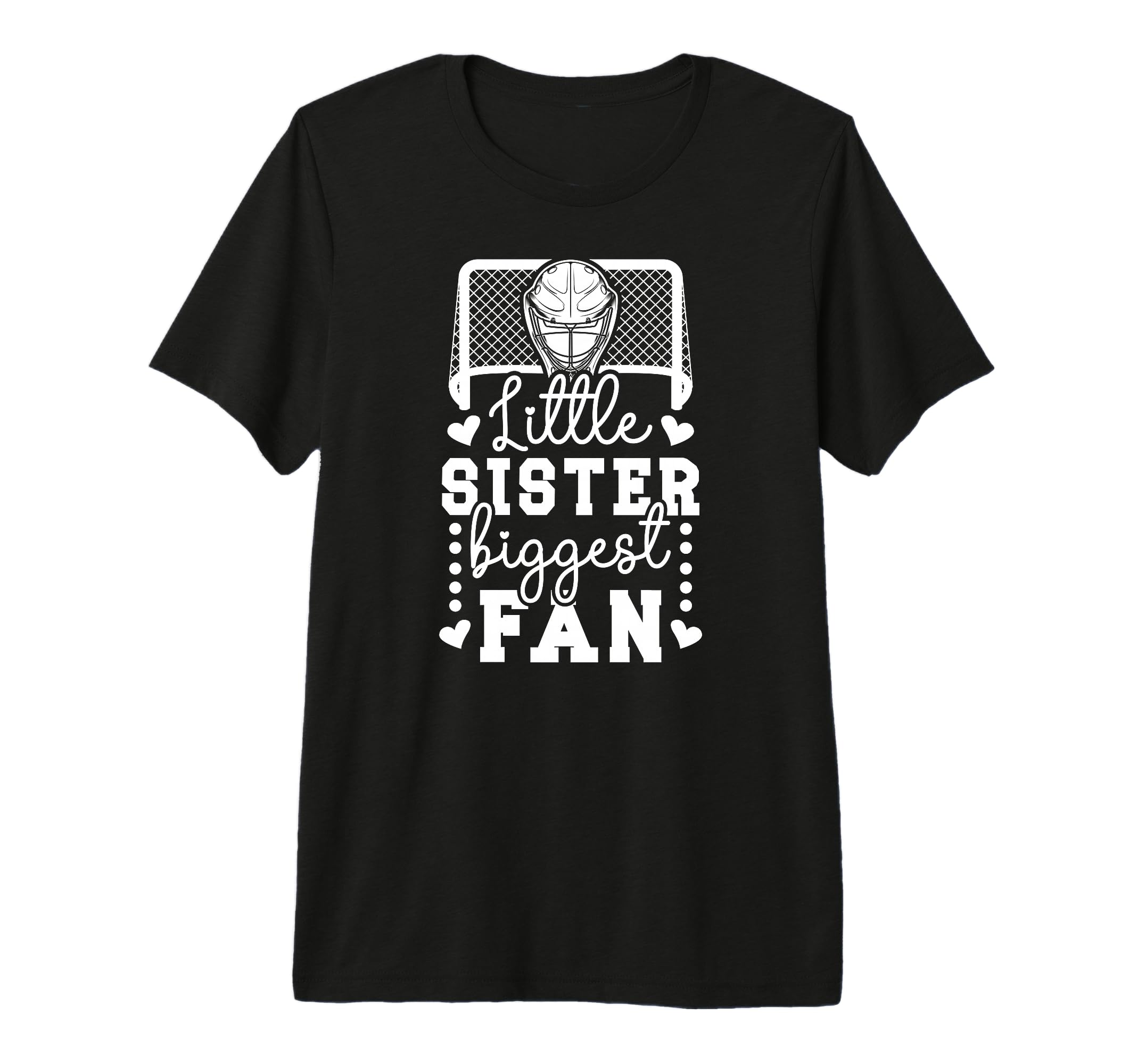 Little Sister Hockey Goalie Sister T-Shirt - Novelty Apparel Men Women - T-Shirt, Sweatshirt, Hoodie