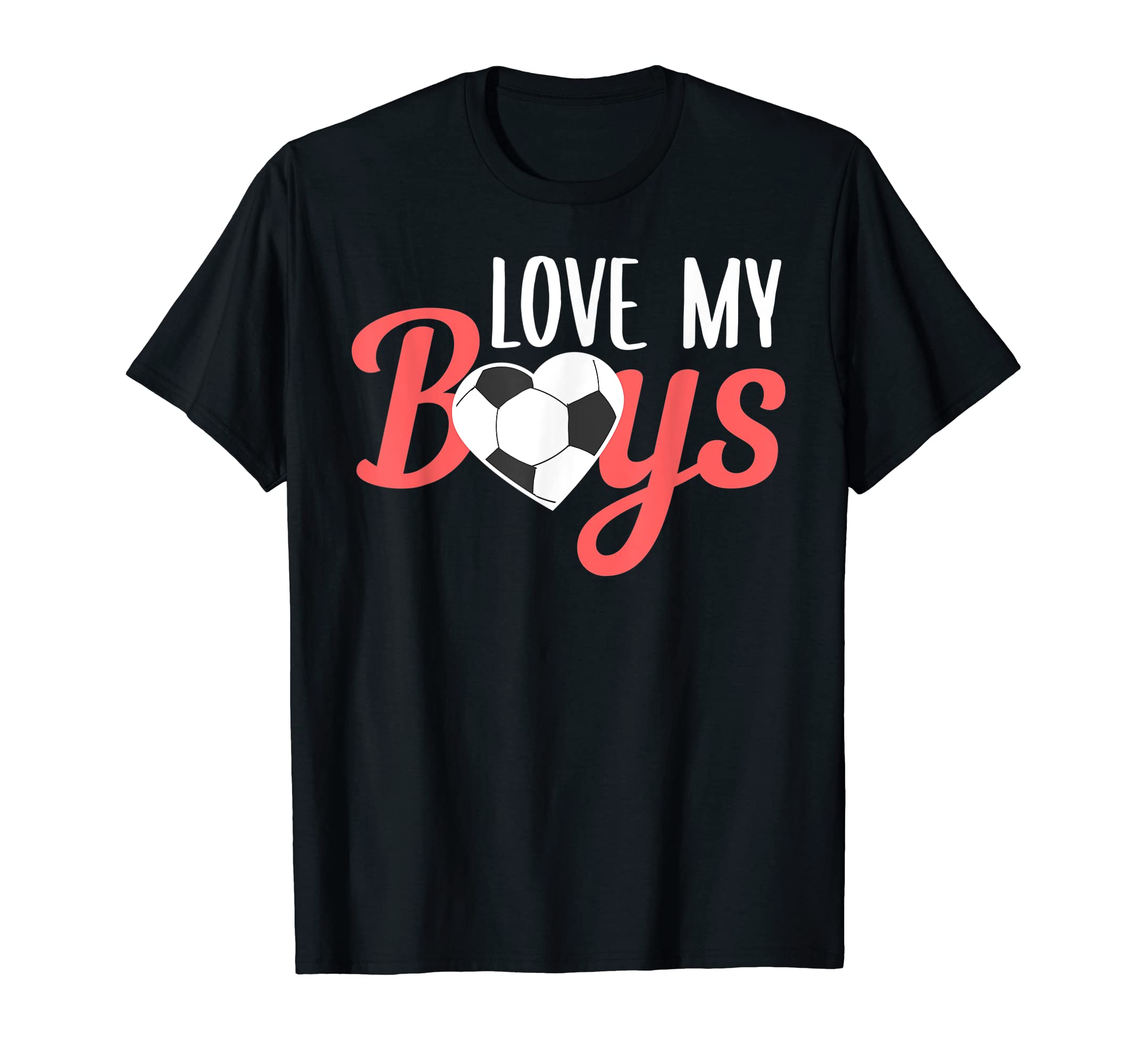 Family Soccer Football Love My Mom T-Shirt - Fun Novelty Design for Adults - T-Shirt, Sweatshirt, Hoodie