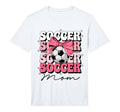 Groovy Soccer Mom Mother Coquette Bow T-Shirt - Streetwear Style Unisex - T-Shirt, Sweatshirt, Hoodie