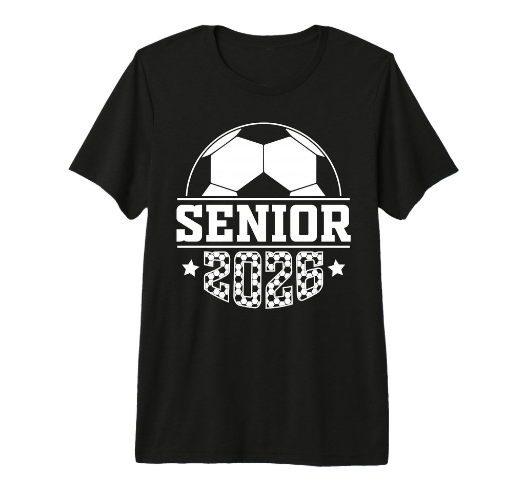 Soccer Senior 2026 Class 26 Senior T-Shirt - Unique Graphic for Adults - T-Shirt, Sweatshirt, Hoodie