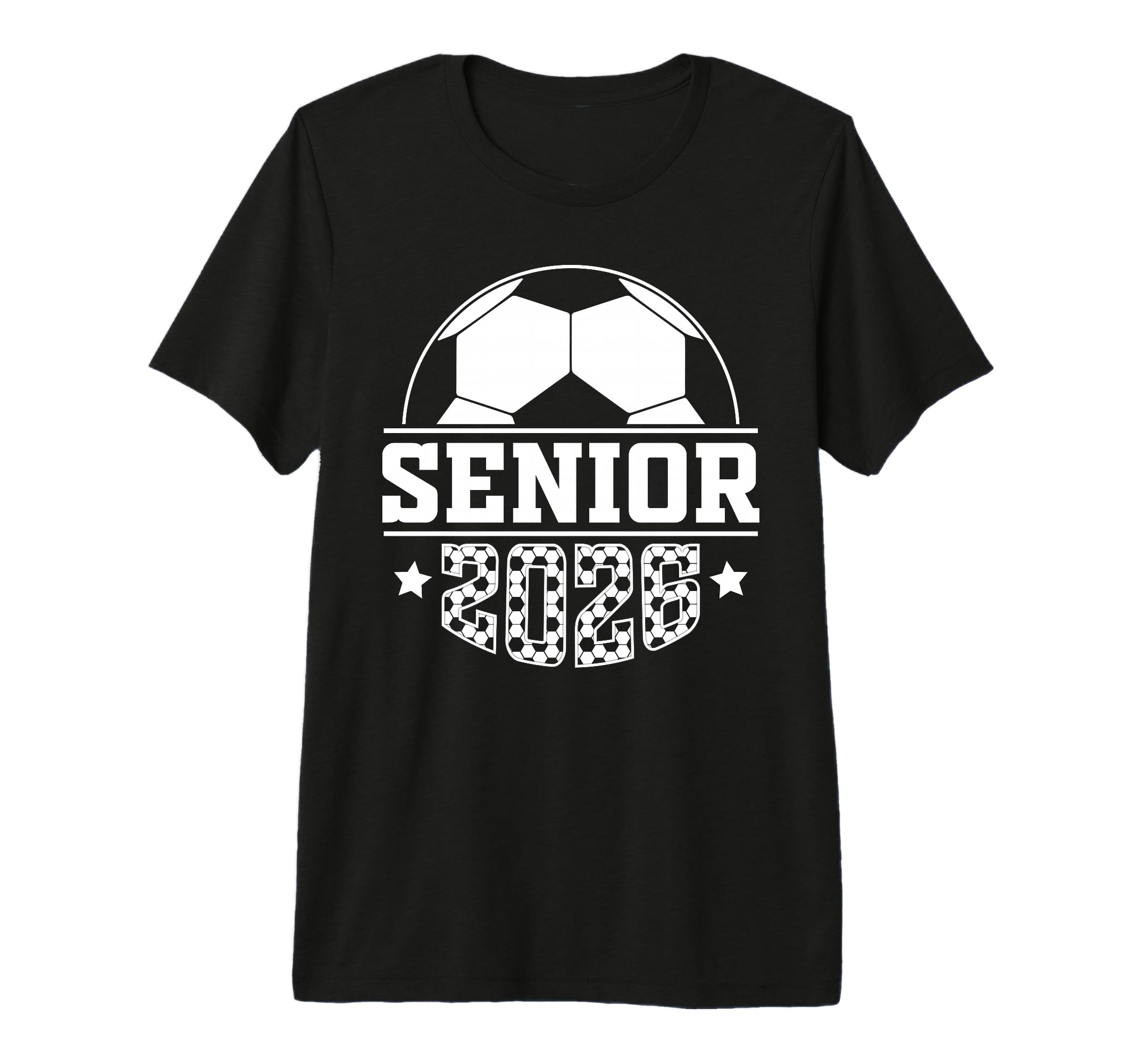 Soccer Senior 2026 Class 26 Senior T-Shirt - Unique Graphic for Adults - T-Shirt, Sweatshirt, Hoodie