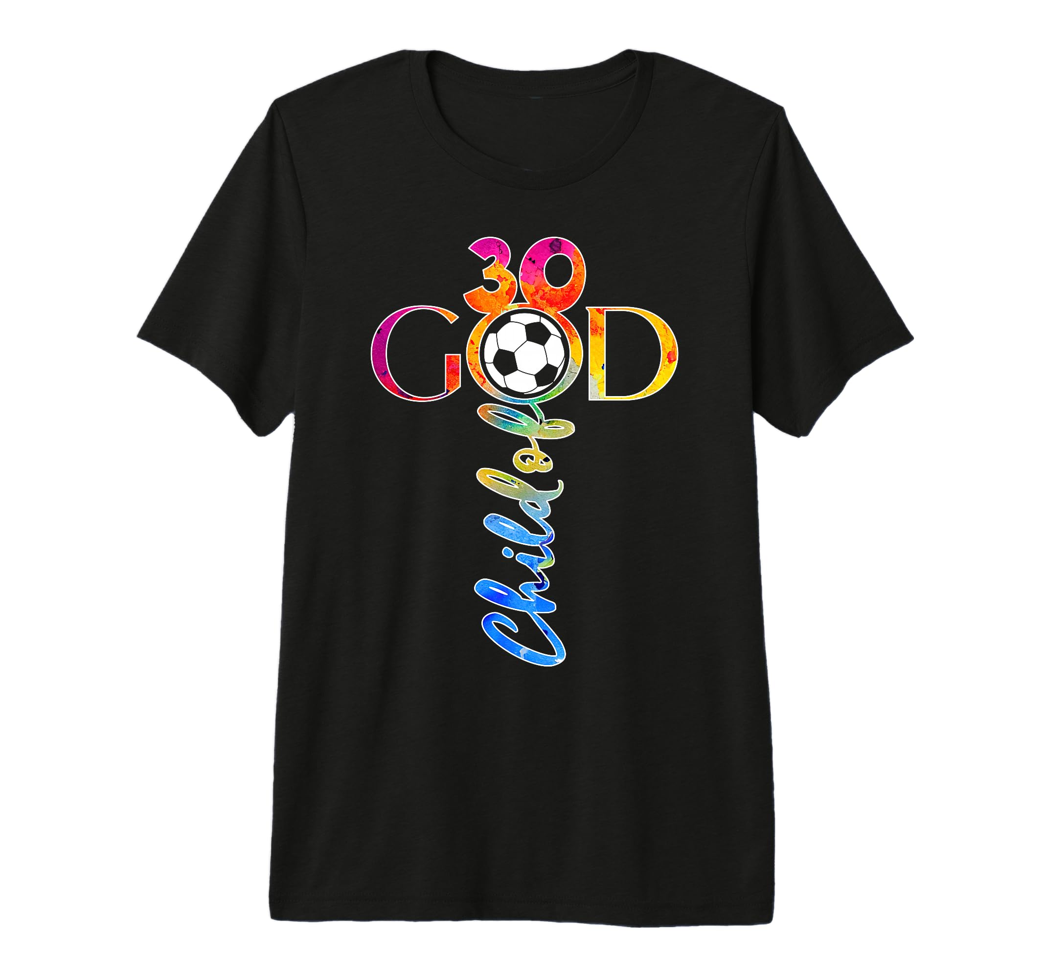 Jesus 30 Years Child God Soccer 30Th T-Shirt - Minimalist Print Men Women - T-Shirt, Sweatshirt, Hoodie