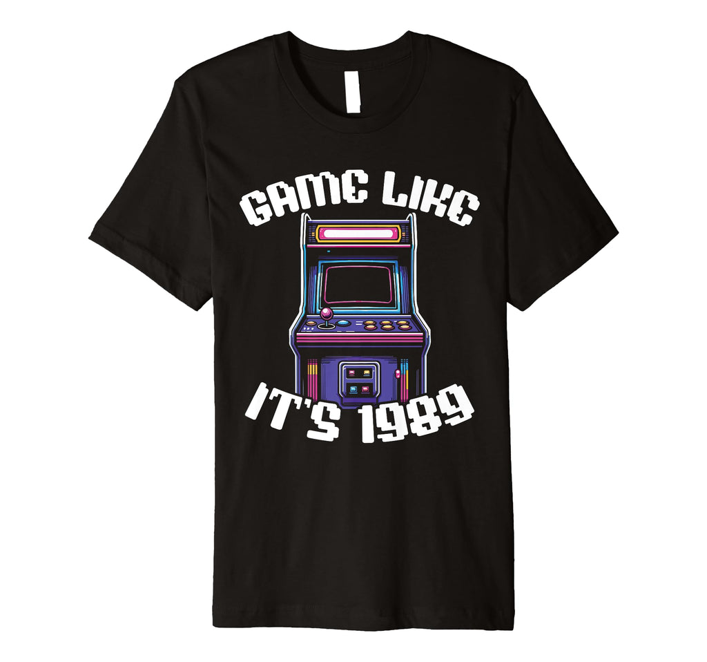 80S Arcade Nostalgia Pixel Art Video Games T-Shirt - Graphic Print Unisex - T-Shirt, Sweatshirt, Hoodie