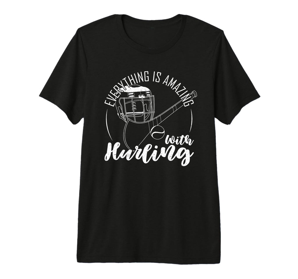 Hurling Helmet Athletic Goalkeeper T-Shirt - Minimalist Print for Adults - T-Shirt, Sweatshirt, Hoodie