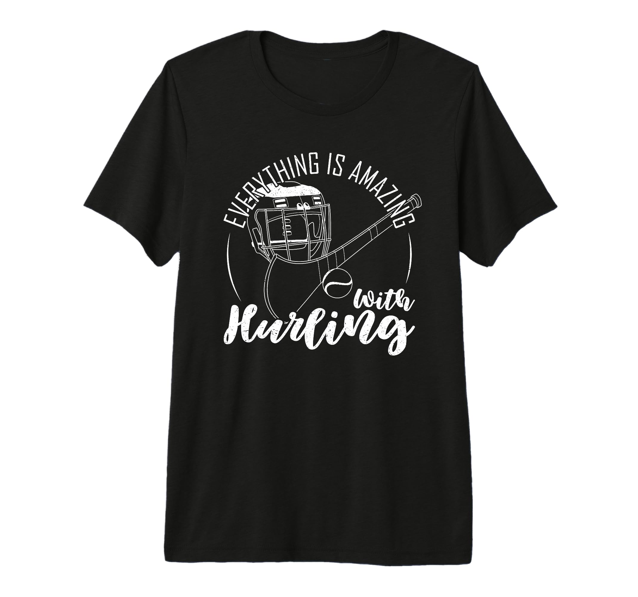 Hurling Helmet Athletic Goalkeeper T-Shirt - Minimalist Print for Adults - T-Shirt, Sweatshirt, Hoodie