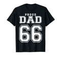 Number 66 Custom Proud Soccer Futbol T-Shirt - Minimalist Print Men Women - T-Shirt, Sweatshirt, Hoodie