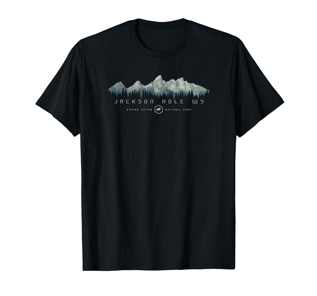 Grand Teton National Park T-Shirt - Minimalist Print Unisex - T-Shirt, Sweatshirt, Hoodie
