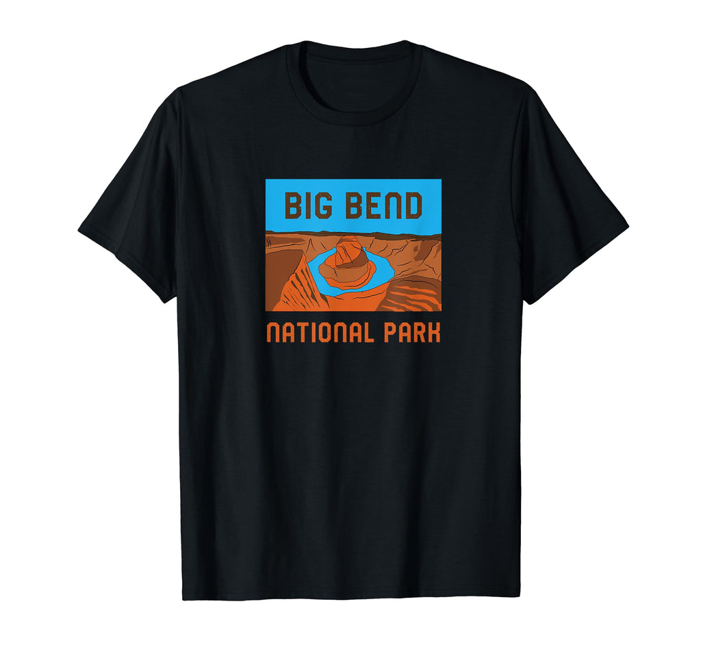 Big Bend National Park Texas Minimalist T-Shirt - Unique Graphic Men Women - T-Shirt, Sweatshirt, Hoodie