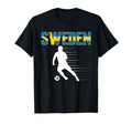 Sweden Soccer Lovers Jersey Support T-Shirt - Unique Graphic for Adults - T-Shirt, Sweatshirt, Hoodie