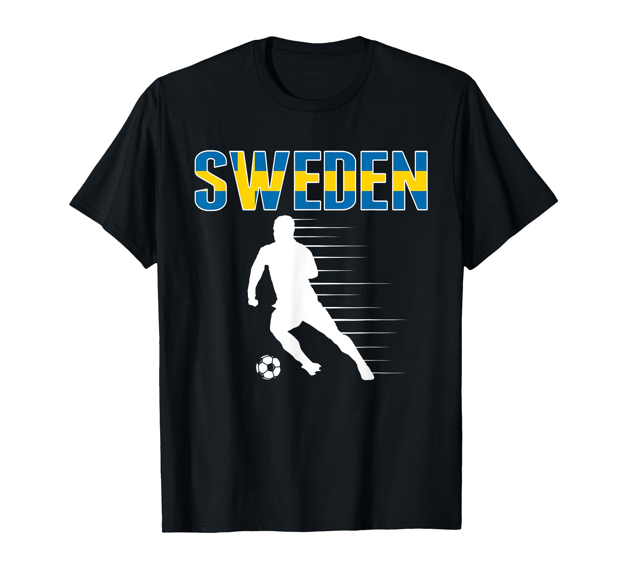 Sweden Soccer Lovers Jersey Support T-Shirt - Unique Graphic for Adults - T-Shirt, Sweatshirt, Hoodie