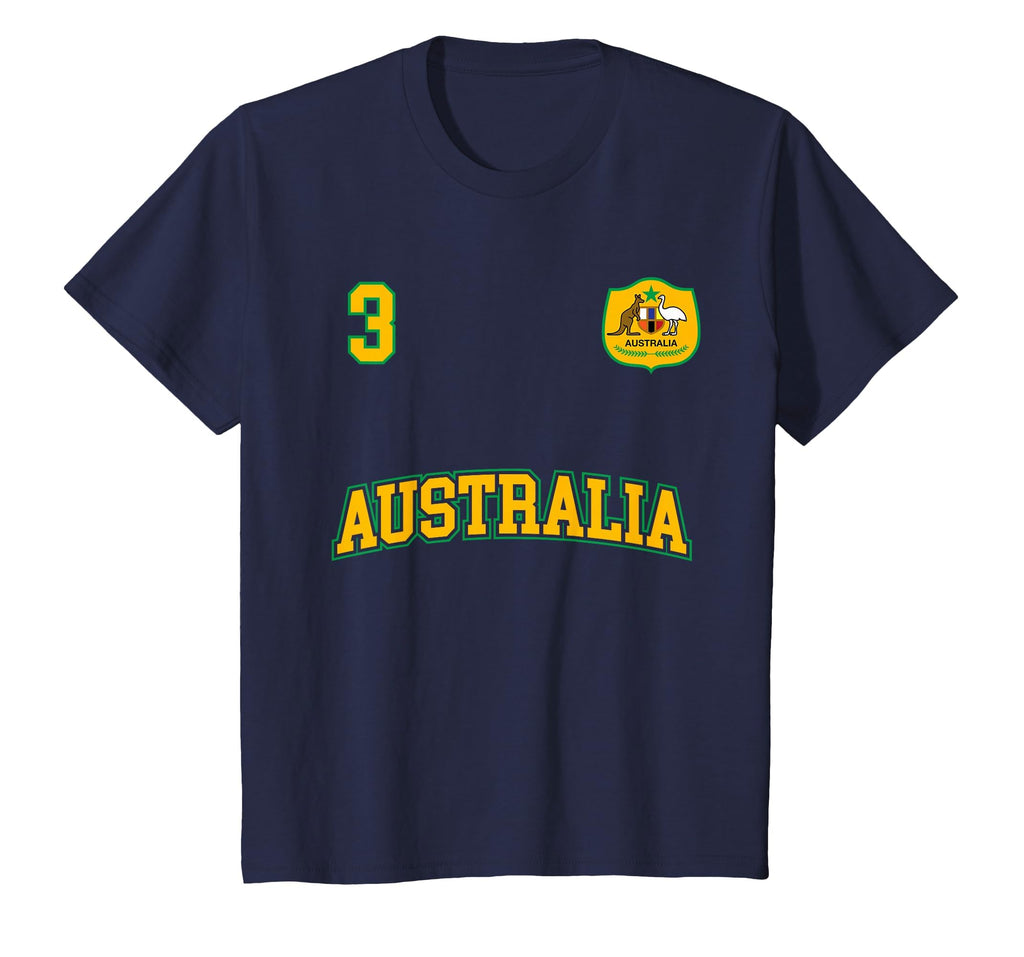 Australia Soccer No 3 Back Australian T-Shirt - Novelty Apparel Men Women - T-Shirt, Sweatshirt, Hoodie