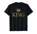 King Gold Crown Birthday T-Shirt - Trendy Graphic for Adults - T-Shirt, Sweatshirt, Hoodie
