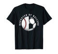 Daughter Ballers Mom Dad Baseball Soccer T-Shirt - Minimalist Print Unisex - T-Shirt, Sweatshirt, Hoodie