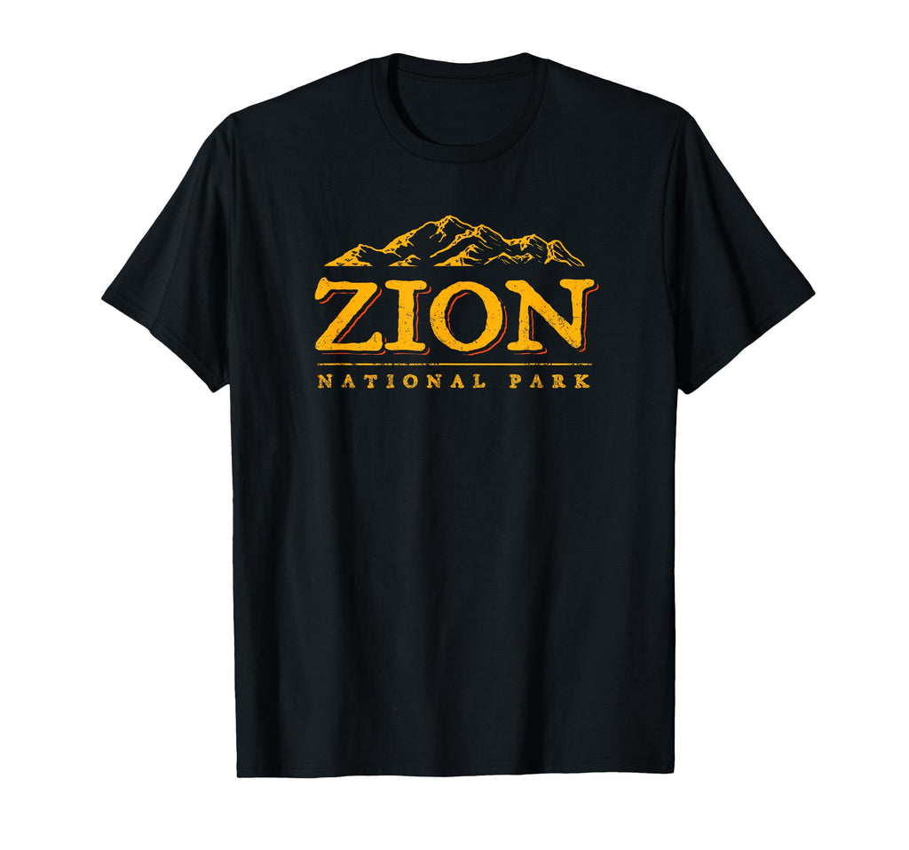 Zion National Park Utah Souvenir T-Shirt - Minimalist Print Men Women - T-Shirt, Sweatshirt, Hoodie