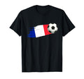 France Soccer Ball France Flag Jersey T-Shirt - Novelty Apparel Men Women - T-Shirt, Sweatshirt, Hoodie