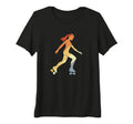 Womens Roller Skating Tri Blend T-Shirt - Casual Everyday Wear Men Women - T-Shirt, Sweatshirt, Hoodie
