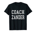 Coach Zander Custom Football Soccer T-Shirt - Unique Graphic for Adults - T-Shirt, Sweatshirt, Hoodie