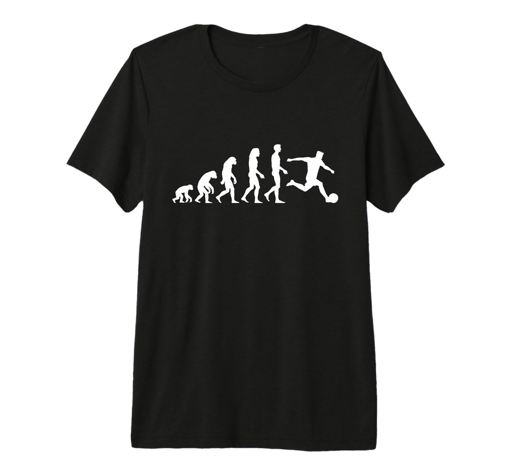 Soccer Player Evolution Funny Football T-Shirt - Novelty Apparel Unisex - T-Shirt, Sweatshirt, Hoodie