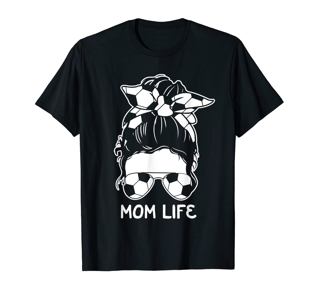 Mom Life Womens Soccer Sport Game T-Shirt - Trendy Graphic for Adults - T-Shirt, Sweatshirt, Hoodie