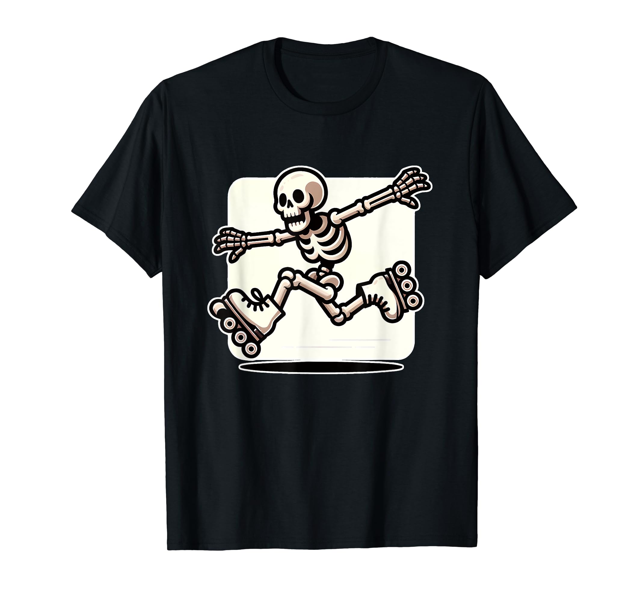 Halloween Skeleton Roller T-Shirt - Casual Everyday Wear for Adults - T-Shirt, Sweatshirt, Hoodie