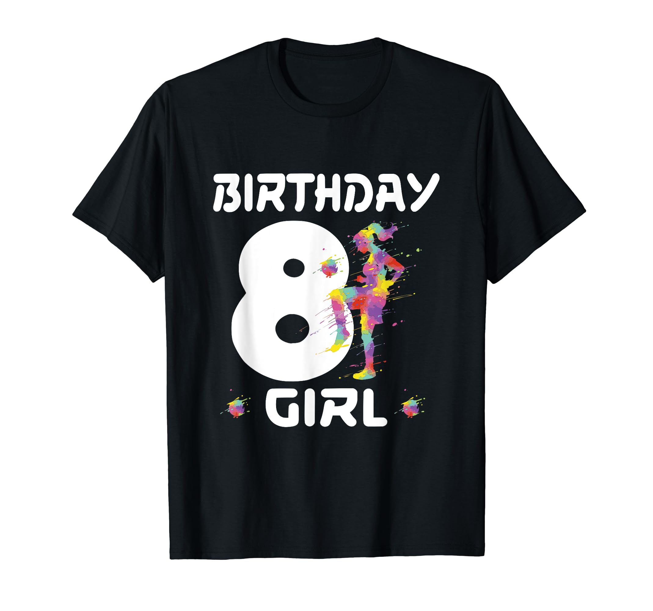 8Th Birthday Soccer Eight 8 Year Old T-Shirt - Graphic Print for Adults - T-Shirt, Sweatshirt, Hoodie